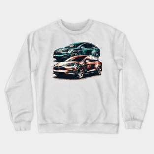 Tesla Mode X Crewneck Sweatshirt